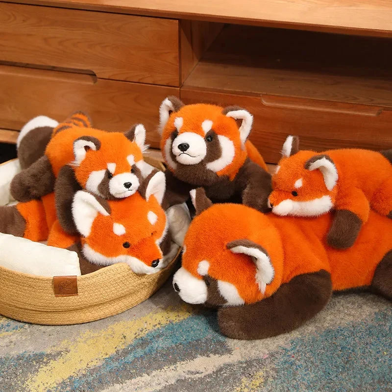 Fluffy Red Panda & Fox Plushies — image 3