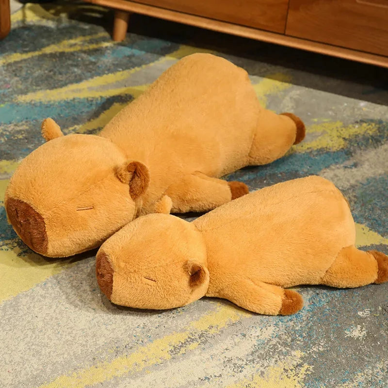 Fluffy Sleepy Capybara Plushies — image 2