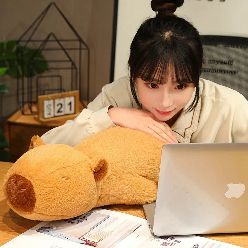 Fluffy Sleepy Capybara Plushies — image 11
