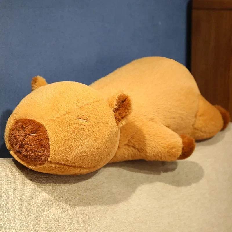 Fluffy Sleepy Capybara Plushies — image 1