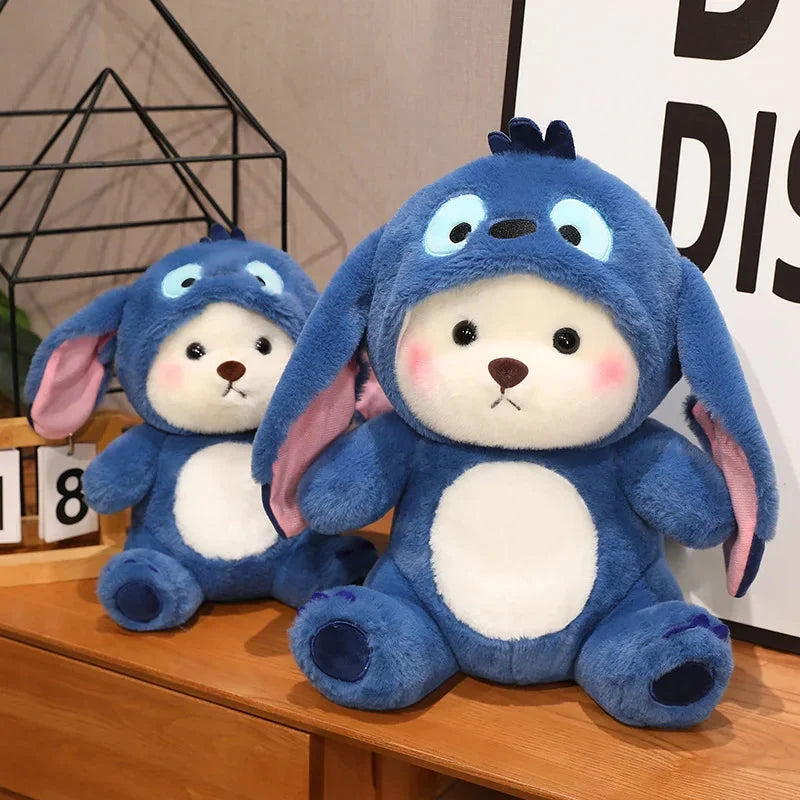 Fluffy White Bear Donkey Outfit Plushie — image 17