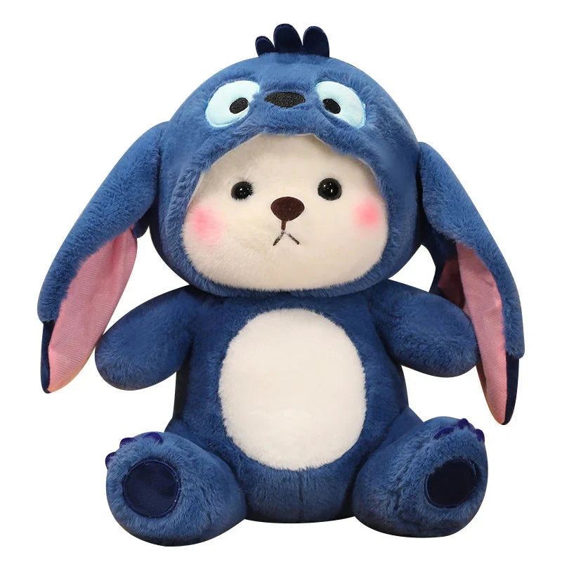 Fluffy White Bear Donkey Outfit Plushie — image 28