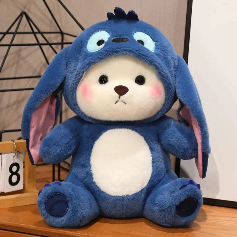 Fluffy White Bear Donkey Outfit Plushie — image 25