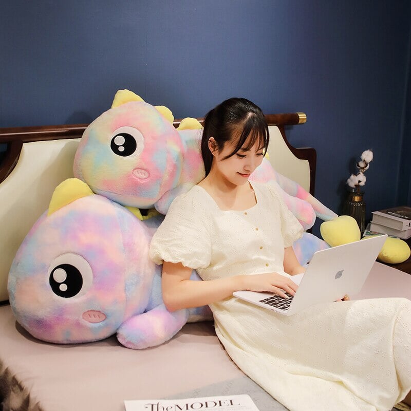 Galaxy Rainbow Pasco the Lizard Plushie — image 5