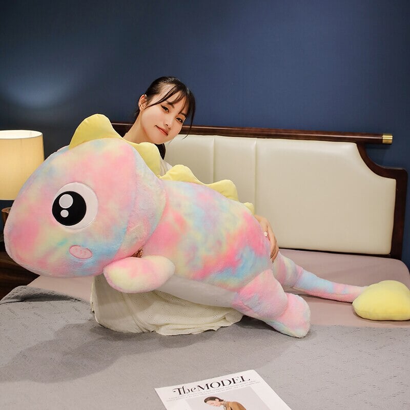 Galaxy Rainbow Pasco the Lizard Plushie — image 13