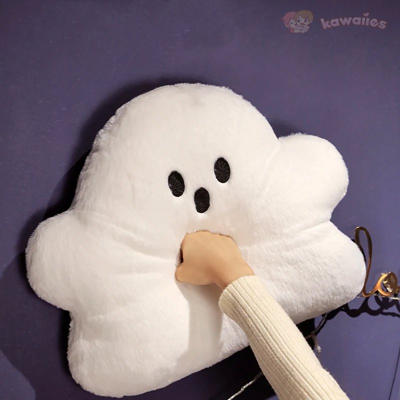 Ghost White Cloud Plush Pillow — image 9
