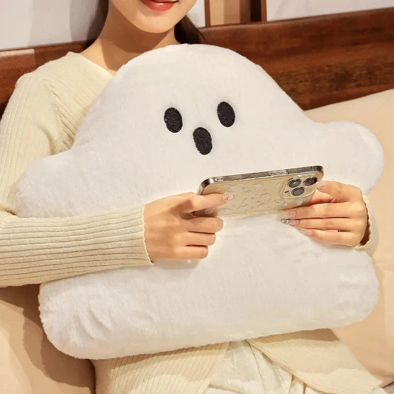 Ghost White Cloud Plush Pillow — image 1