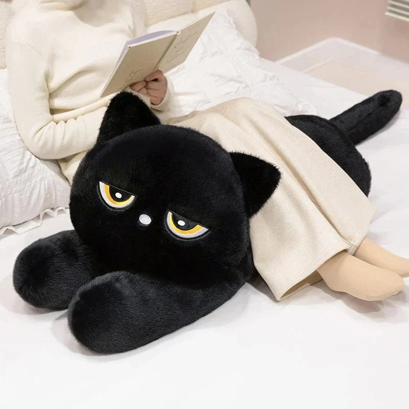 Giant Black Grey Cat Plushies — image 8