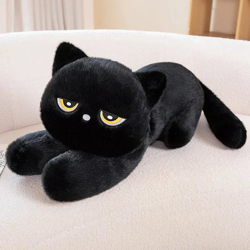 Giant Black Grey Cat Plushies — image 7