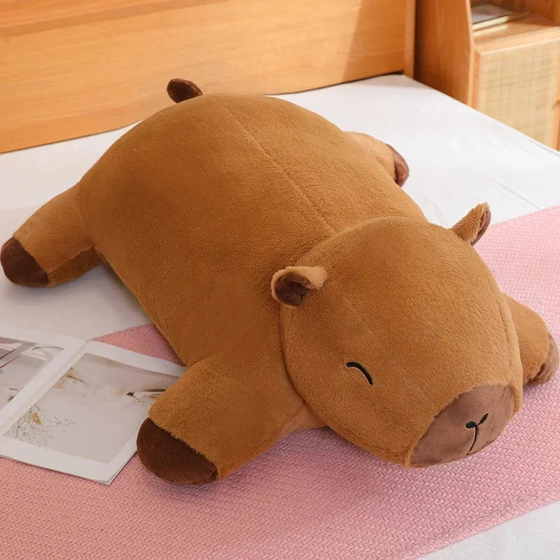 Giant Capybara Snuggle Buddy Plushies — image 1