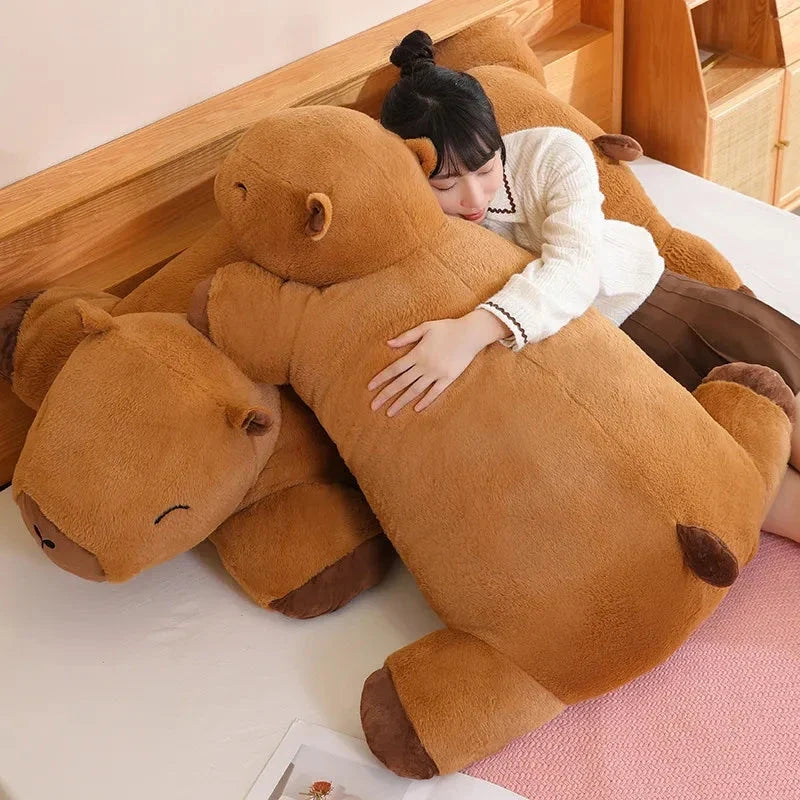 Giant Capybara Snuggle Buddy Plushies — image 3