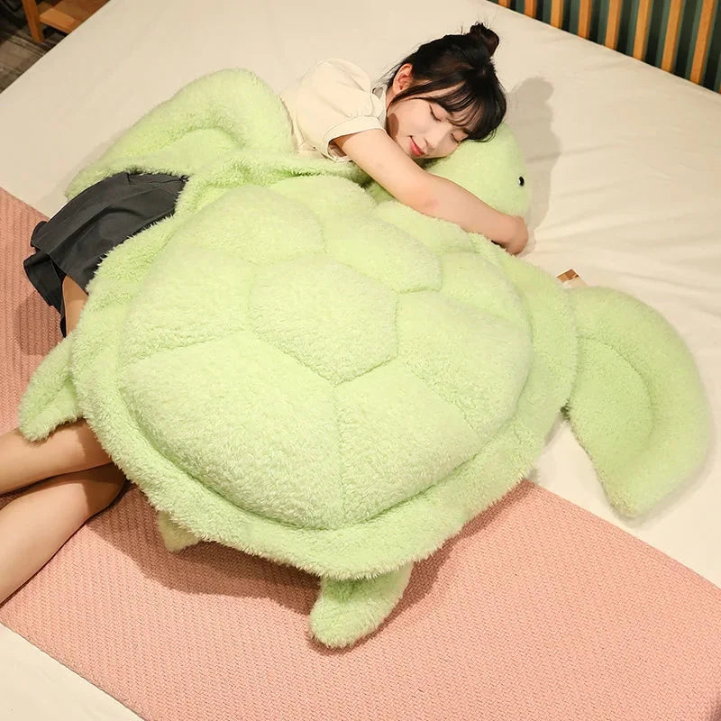 Giant Fluffy Cheerful Turtle Plushie — image 7