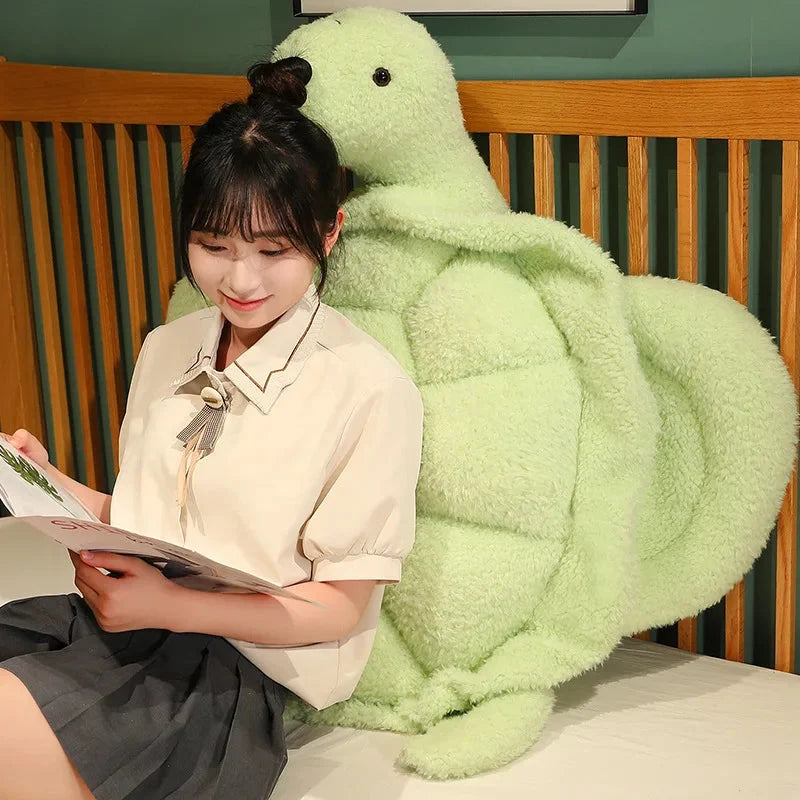 Giant Fluffy Cheerful Turtle Plushie — image 10