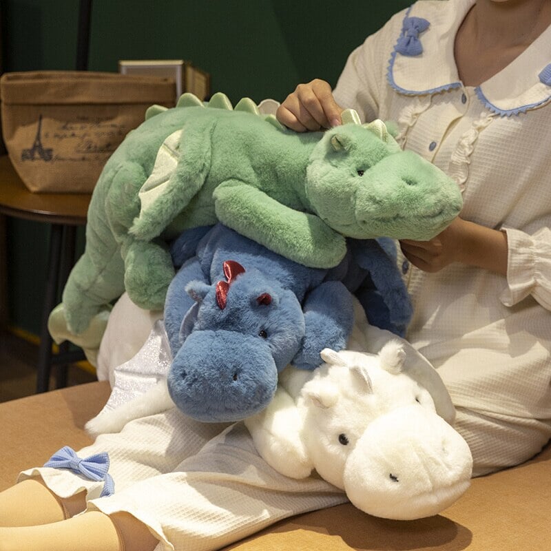 Giant Fluffy Dragon Plushie Collection — image 18
