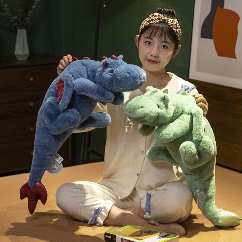 Giant Fluffy Dragon Plushie Collection — image 13