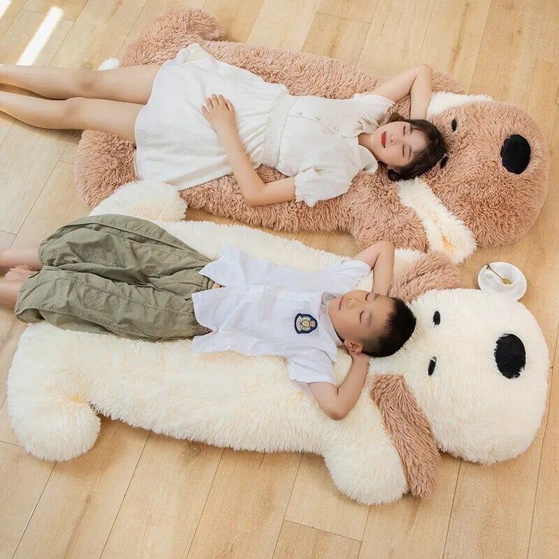 Giant Fluffy Pancake Dog Plushie — image 2
