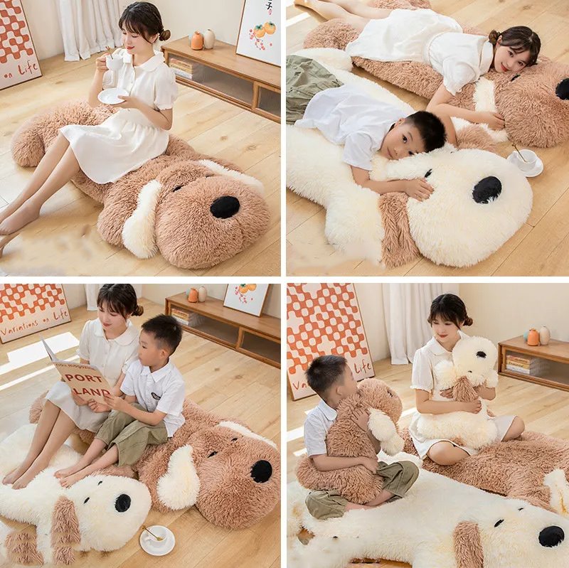 Giant Fluffy Pancake Dog Plushie — image 3