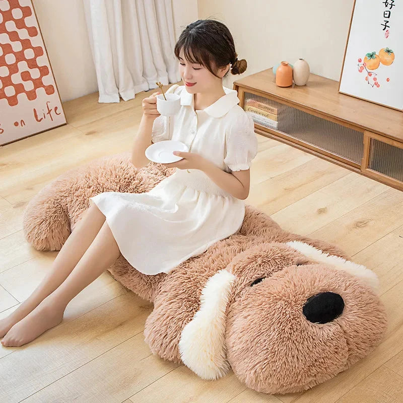Giant Fluffy Pancake Dog Plushie — image 8