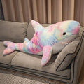 Giant Fuzzy Galaxy Shark Plushies — image 8