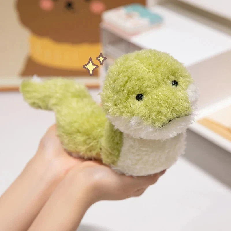 Green Soft Fluffy Snake — image 1