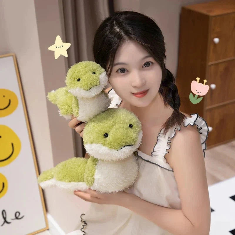 Green Soft Fluffy Snake — image 7