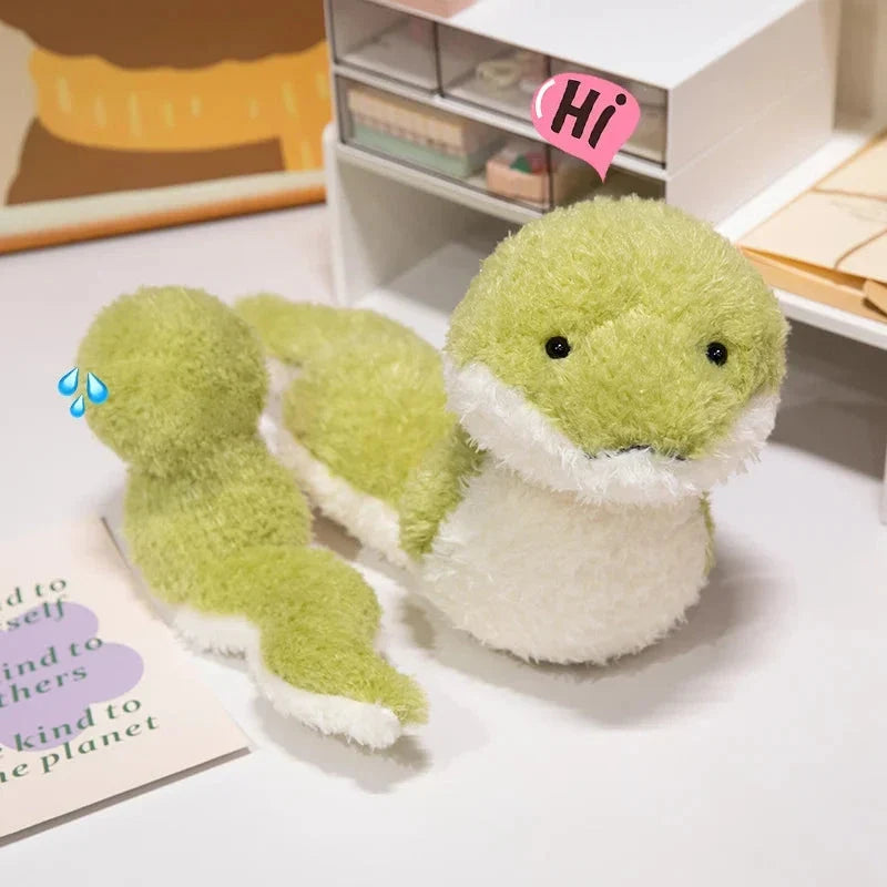 Green Soft Fluffy Snake — image 6