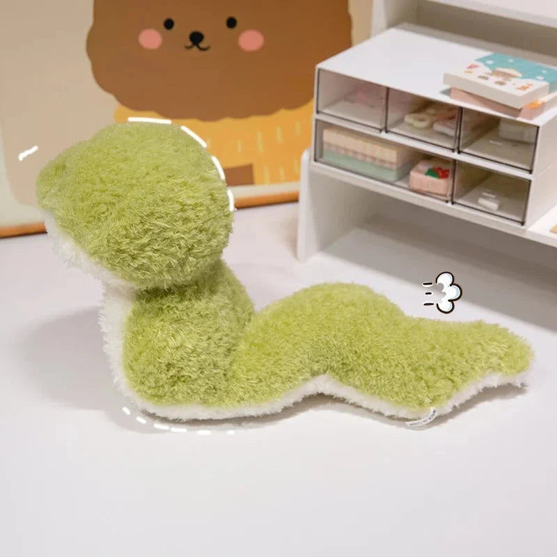 Green Soft Fluffy Snake — image 8