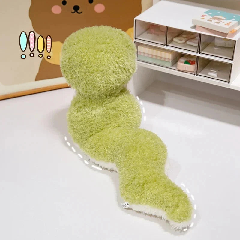 Green Soft Fluffy Snake — image 9