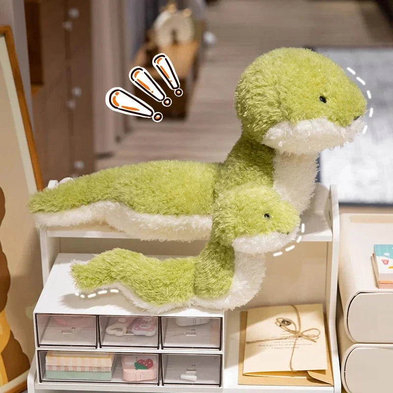 Green Soft Fluffy Snake — image 3