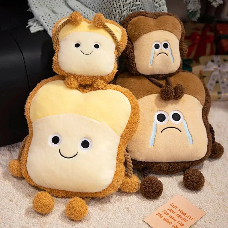 Happy Toast Sad Toast Plush & Bag — image 2