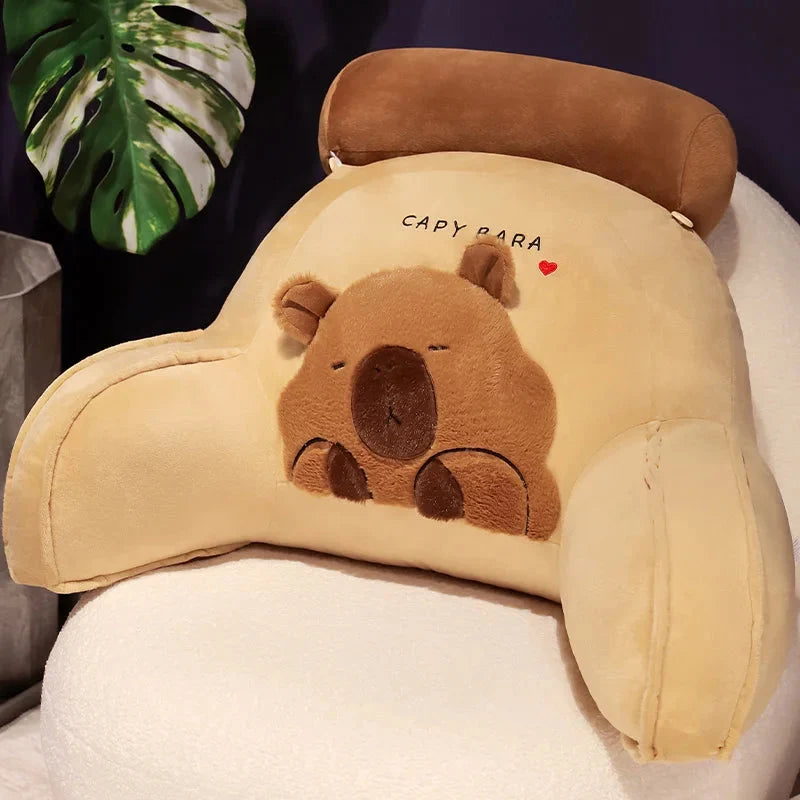 Huge Capybara Cushion Plush Backrest Seat — image 13