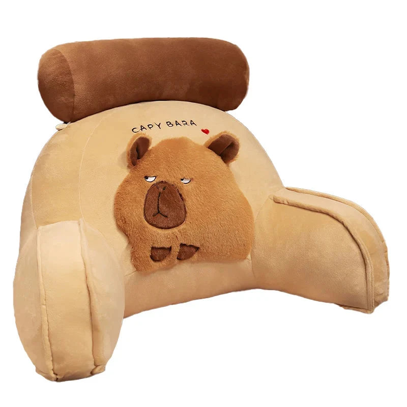 Huge Capybara Cushion Plush Backrest Seat — image 14