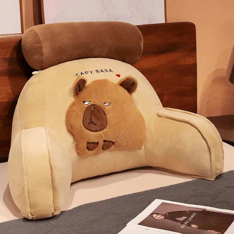 Huge Capybara Cushion Plush Backrest Seat — image 7