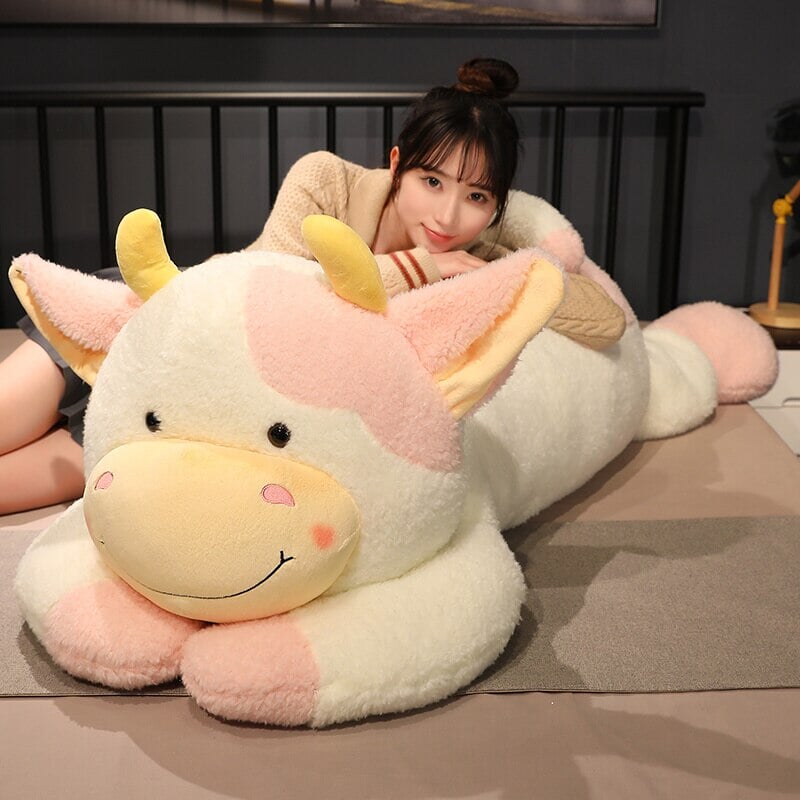 Huge Fluffy Lovely Milk Cow Plushies — image 19