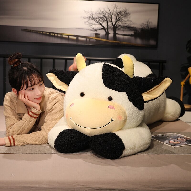 Huge Fluffy Lovely Milk Cow Plushies — image 14