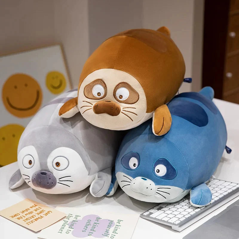 Huge Sleeping Buddies Seal Plushies — image 1