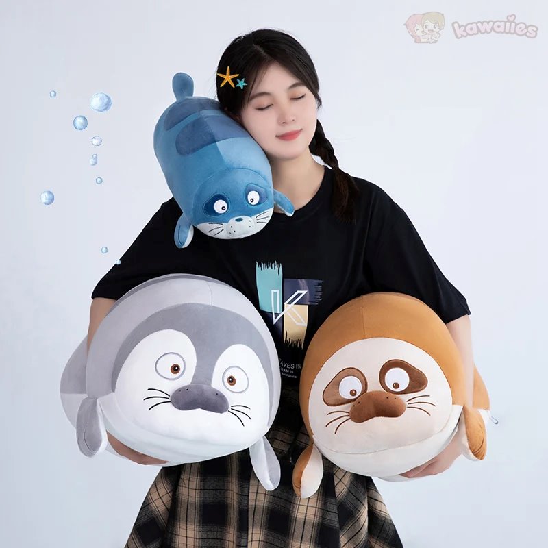 Huge Sleeping Buddies Seal Plushies — image 3