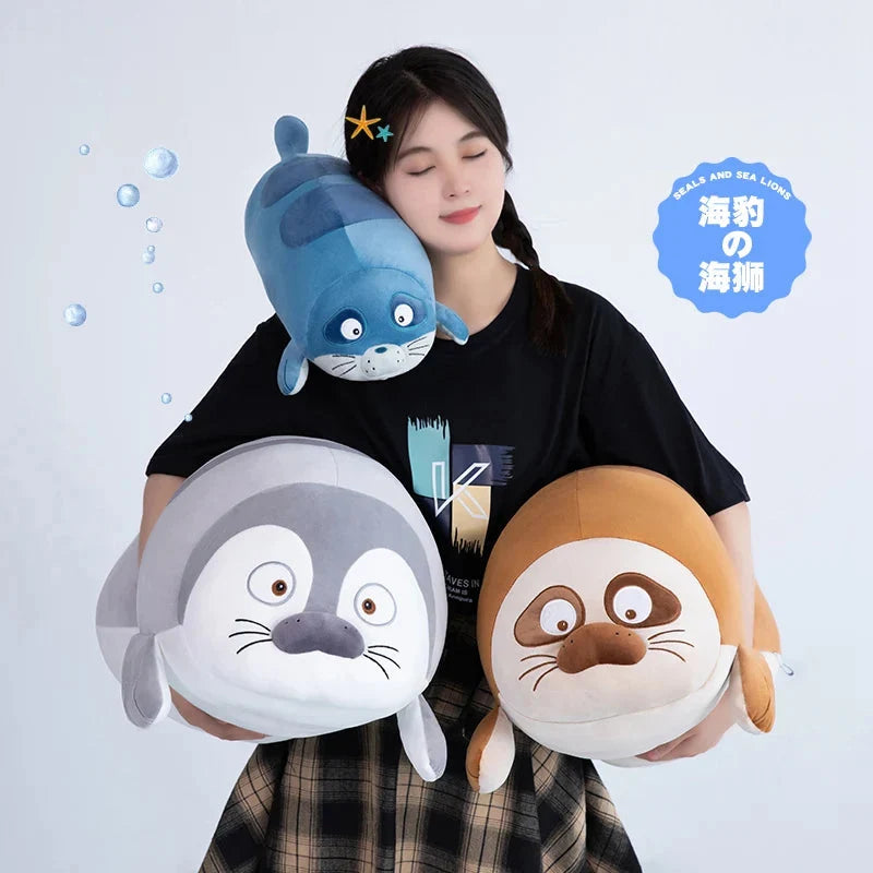 Huge Sleeping Buddies Seal Plushies — image 5