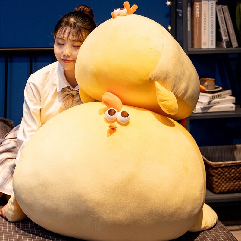 Jaba the Chonky Yellow Chicken Plushie — image 2