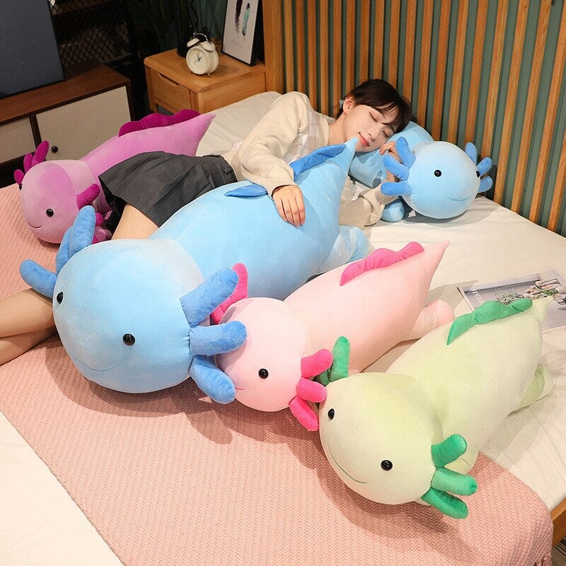 Kawaii Axolotl Salamander Plushie Family — image 3