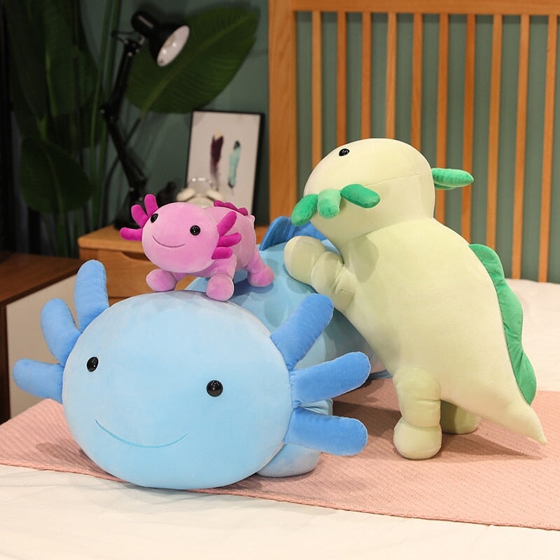 Kawaii Axolotl Salamander Plushie Family — image 2