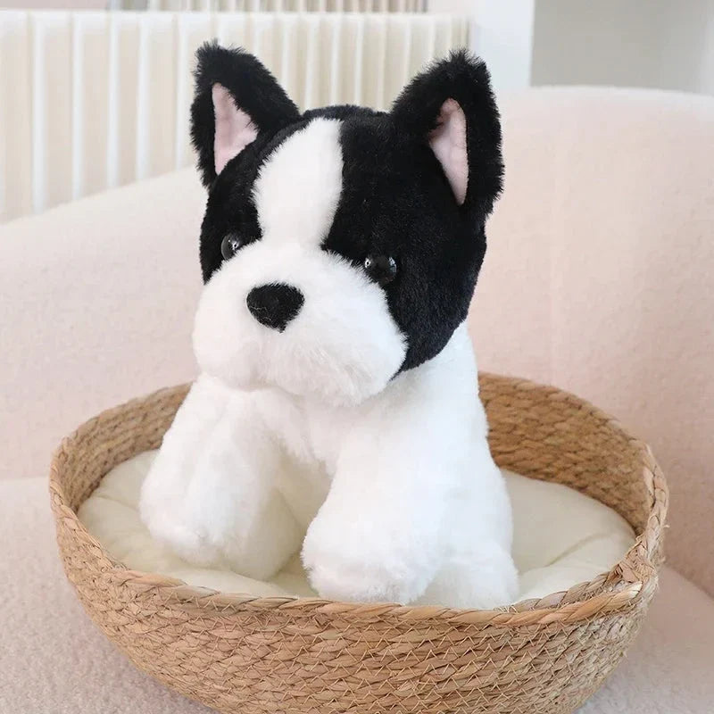 Kawaii Biege White French Bulldog Plushies — image 1