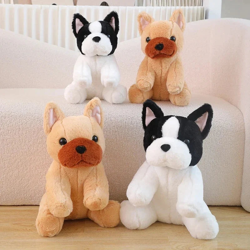 Kawaii Biege White French Bulldog Plushies — image 9
