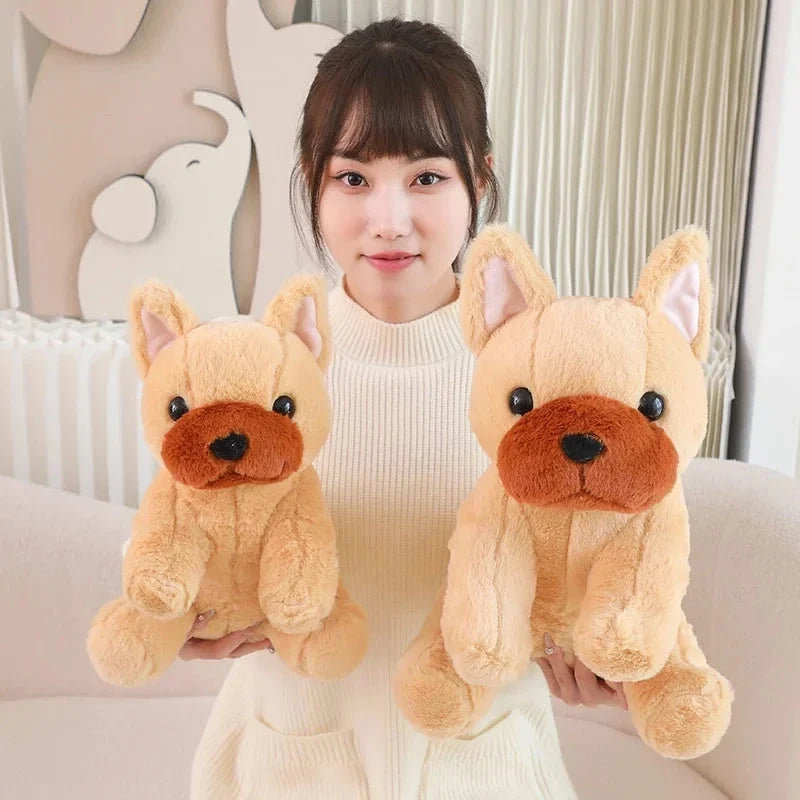 Kawaii Biege White French Bulldog Plushies — image 5