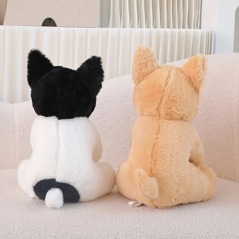 Kawaii Biege White French Bulldog Plushies — image 8