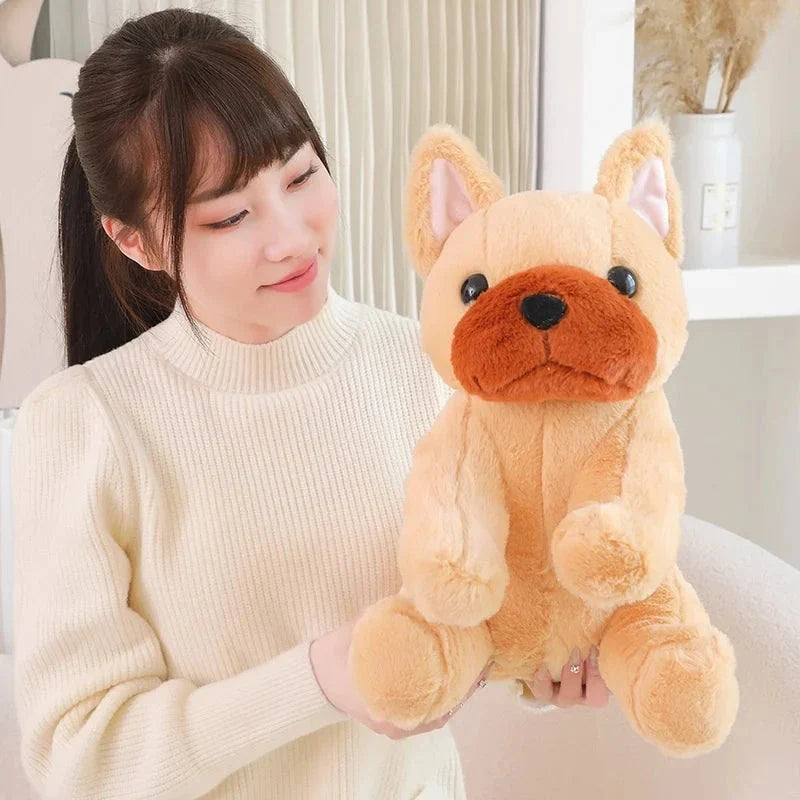 Kawaii Biege White French Bulldog Plushies — image 6