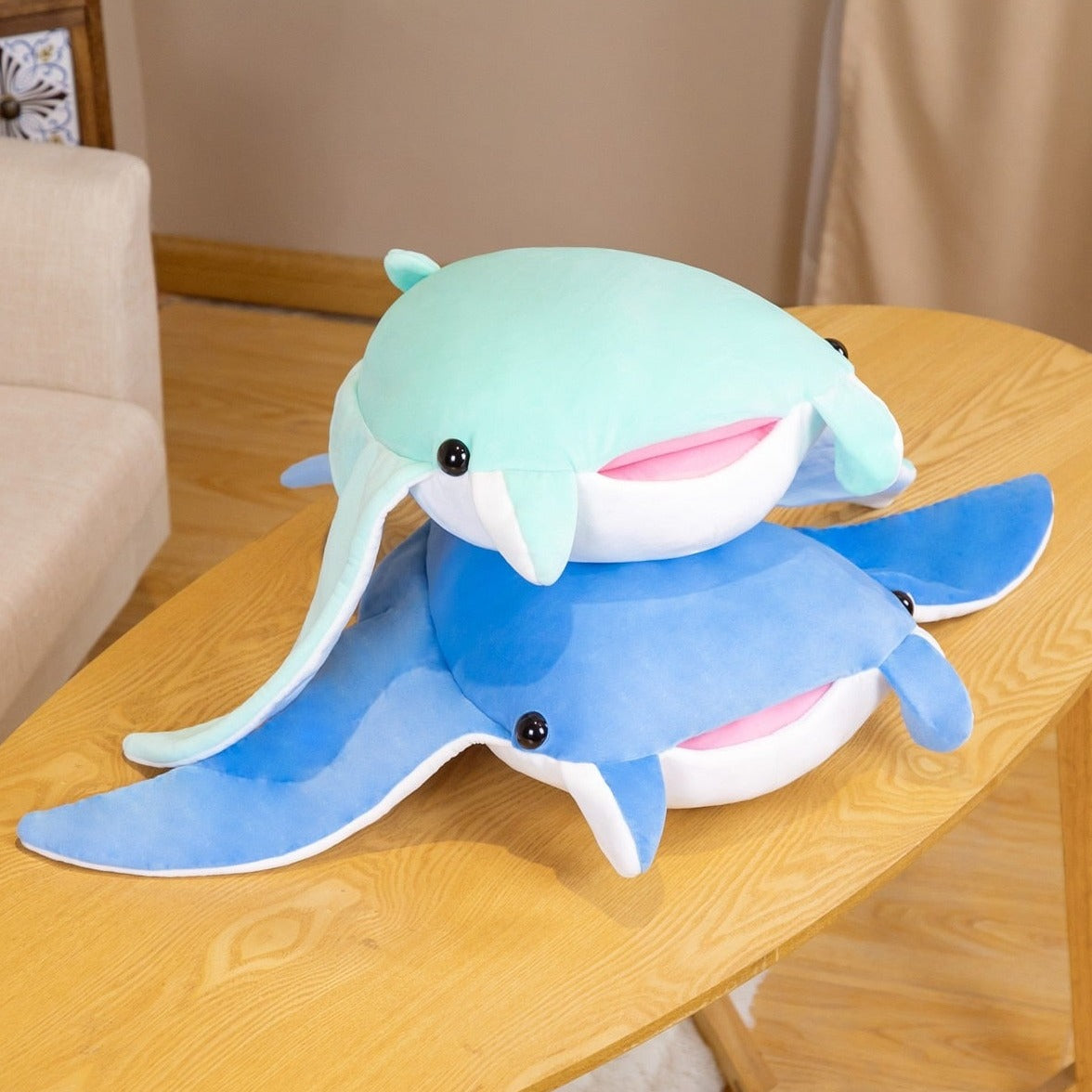 Kawaii Blue Mobula Devil Sting Ray Plushies — image 8