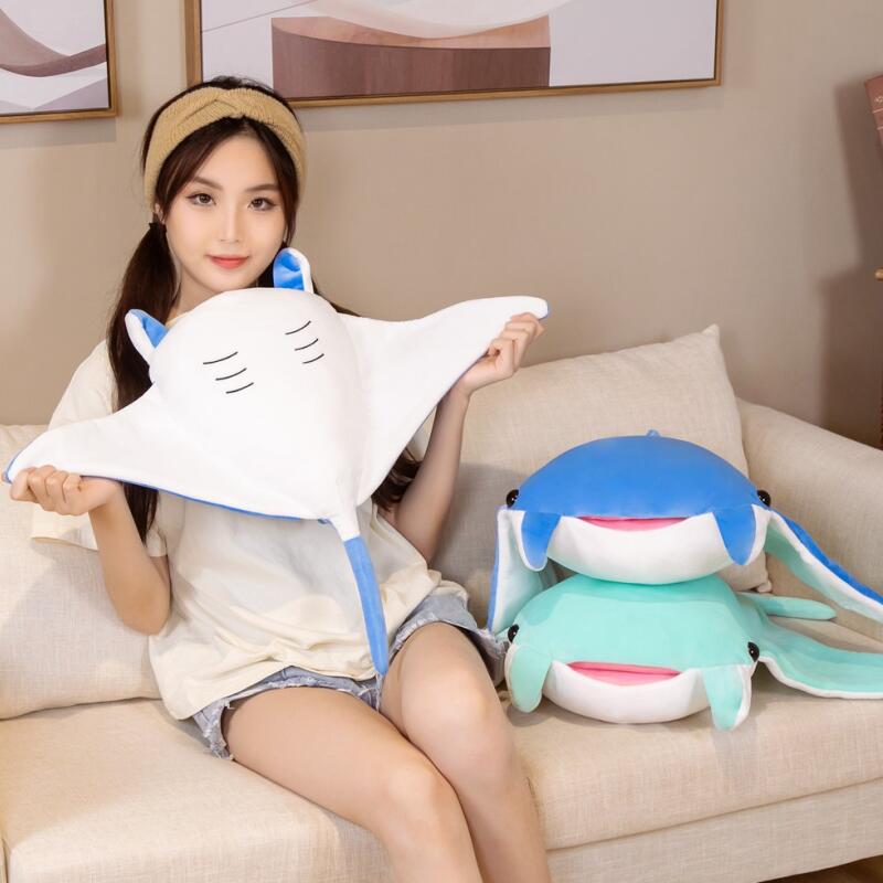 Kawaii Blue Mobula Devil Sting Ray Plushies — image 5