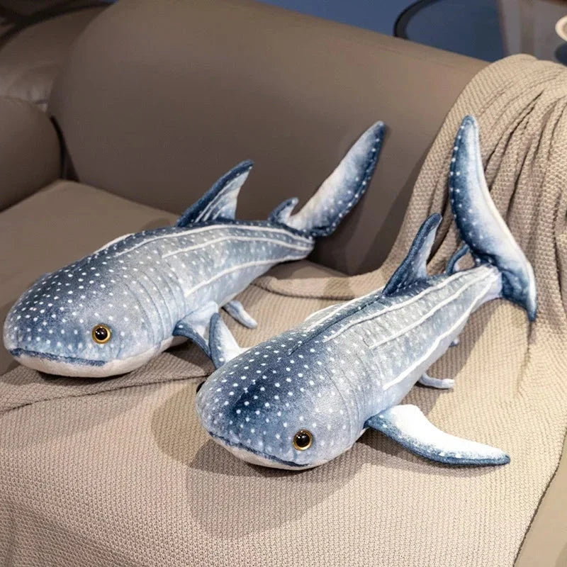 Kawaii Blue Whale Shark Soft Toy Plushie — image 3