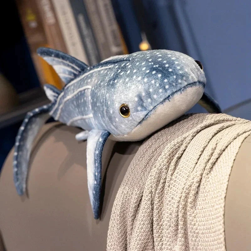 Kawaii Blue Whale Shark Soft Toy Plushie — image 1